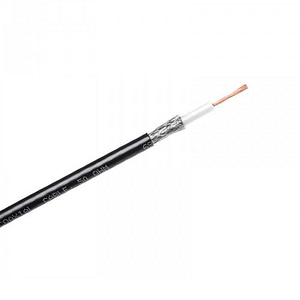 Cablu COAXIAL H155 50 ohm 5.4mm PVC negru CABLETECH