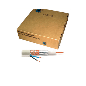 Cablu coaxial RG59 si 2x0.35mm Cabletech
