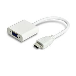 Cablu convertor HDMI la VGA mama 1920x1080p alb