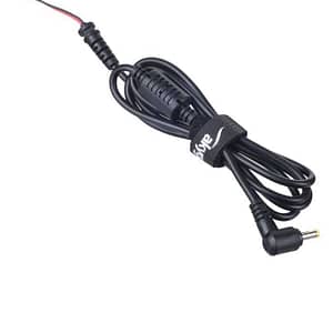 Cablu DC 4.0/1.7 mufa in unghi 0.5mm2 negru 1.2m AKYGA AK-SC-31