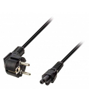 Cablu de alimentare Schuko unghi 90 grade tata - IEC-320-C5 2m cupru Valueline