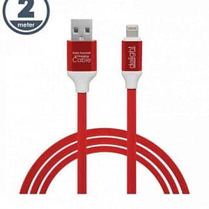 Cablu de date si incarcare iPhone lightning invelis siliconic 2m 2A Delight