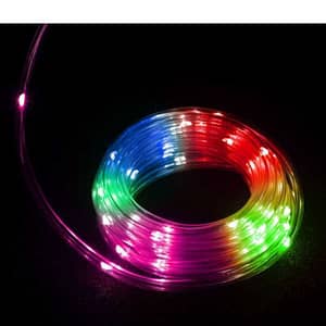 Cablu de lumina LED 50 LED-uri 5metri culoare 3x AA IP44