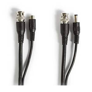 Cablu de securitate CCTV BNC-DC 2.1x5.5mm RG59 50m conectori preasamblati Nedis CCTVCA10BK500