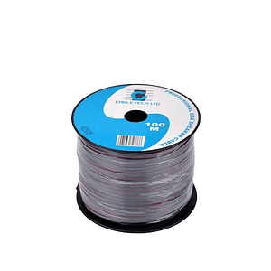 Cablu difuzor CCA 2x0.20mm negru Cabletech KAB0352