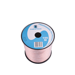 Cablu difuzor CCA 2x0.50mm transparent 1m Cabletech KAB0354