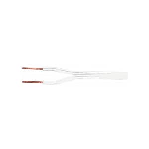 Cablu difuzor CCA alb 2x0.75mm Well LSP-CCA0.75WE-100-WL