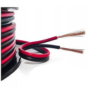Cablu difuzor cupru 2x2.50mm rosu/negru 1m Cabletech KAB0386