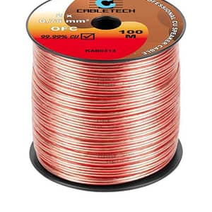 Cablu difuzor OFC cupru 2x0.75mm transparent Cabletech KAB0313