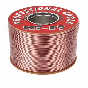 Cablu difuzor Profesional 2x1.50mm cupru transparent Cabletech KAB0565