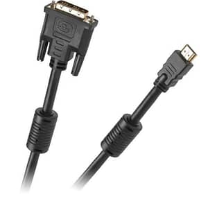 Cablu digital DVI 18+1 - HDMI V1.3B 10m aurit