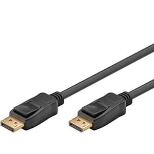 Cablu DisplayPort 1.2 tata - DisplayPort tata 2m 4K Ultra HD 2160p 60Hz negru Goobay 49959