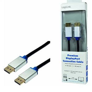 Cablu DisplayPort v1.2 1.5m tata-tata 4K negru LOGILINK BDPM15