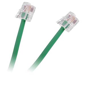 Cablu extensie telefonic verde 2m RJ11