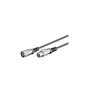 Cablu extensie XLR la XLR mama 2m Goobay