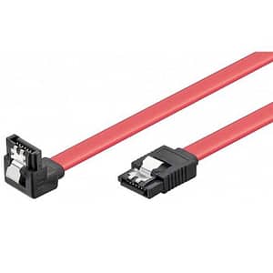 Cablu HDD SATA L - SATA L 90 grade 3GB/s cu clip 50cm Goobay