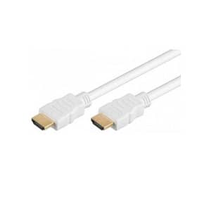 Cablu HDMI 1m v1.4 alb Ethernet 3D Goobay