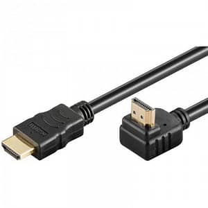 Cablu HDMI 90 grade 3m v2.0 3D Ethernet High Speed WELL