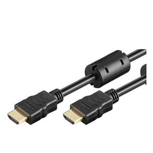 Cablu HDMI - HDMI 1m v1.4 HI-Speed conector aurit cu Ferita