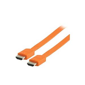 Cablu HDMI - HDMI High speed plat cu eternet 2m portocaliu VALUELINE