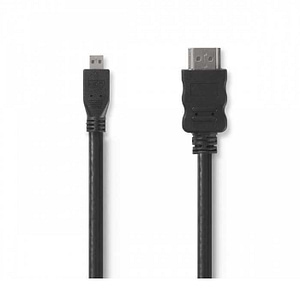 Cablu HDMI tata - micro HDMI 4K cu Ethernet 1.5m negru Nedis
