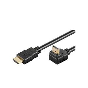 Cablu HDMI2.0v cu ethernet 19p tata - HDMI 19p tata 90 aurit OFC 5m WELL