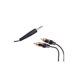Cablu Jack 6.3 mm STEREO la 2x RCA 3m Cabletech