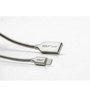 Cablu Kirsite Micro USB Golf 36M argintiu 1m 2.4A Fast Charging