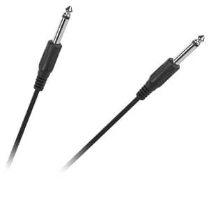Cablu microfon Jack 6.3 mm mono la 6.3 mm mono 1m
