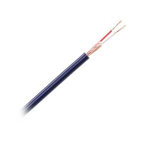 Cablu microfon STEREO albastru 6mm KAB0605C conductor interior 2x20 fire Cupru x0.12mm rola pret 1m Cabletech