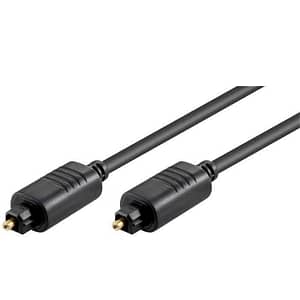 Cablu optic 1.5m TOSLINK - TOSLINK diametru 5mm Goobay