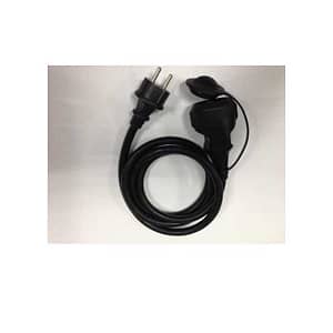 Cablu prelungitor 10m 1.5mm negru IP44 Well