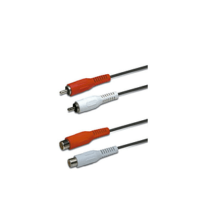 Cablu prelungitor 2x RCA 2.5m mama-tata Header EDC
