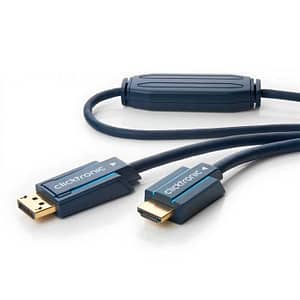 Cablu Profesional DisplayPort - HDMI 1m Full-HD 1920x1200p AWG30 Clicktronic