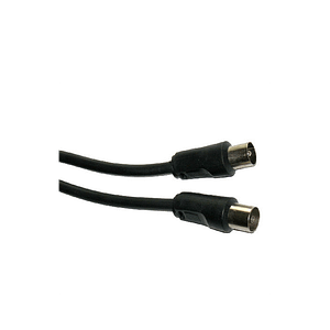 Cablu RF video negru 3m coaxial TV tata-mama