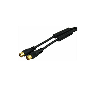 Cablu RF video negru mufa aurii cu tata aurita 3m