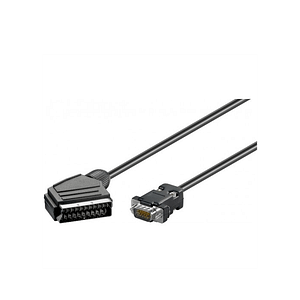 Cablu SCART la VGA 15 pini monitor 5m Goobay