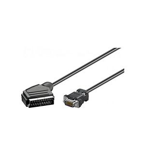 Cablu Scart la VGA 2m tata-tata Goobay
