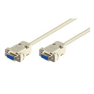 Cablu SERIAL 9 pini mama-mama 2m 1:1 RS232