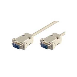 Cablu serial RS232 DB9 tata la DB9 tata 2m Goobay
