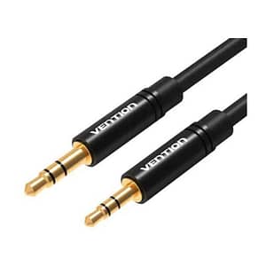 Cablu Slim Jack 2.5 mm 3 pin tata - Jack 3.5 mm 3 pin tata 0.5m negru VENTION BALBD