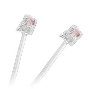 Cablu telefon extensie alb 5m RJ11