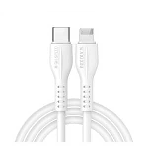 Cablu Type C - Iphone lightning 1m 3A 20W alb Dux Ducis