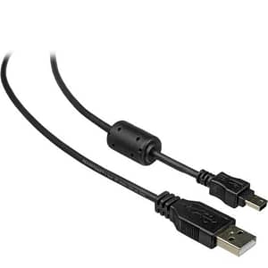 Cablu USB 2.0 A tata - mini USB tata 5 pini 1.5m negru