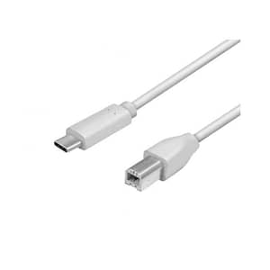 Cablu USB 2.0 B mufa - USB TYPE C mufa 2m gri LOGILINK CU0161