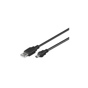Cablu USB A tata la mini USB tata 1.8m Goobay