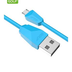 Cablu USB la micro USB Golf Diamond Sync Cablu albastru 1m 2A GC-27m