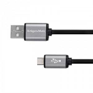Cablu USB - micro USB 0.2m BASIC Kruger&Matz