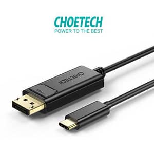 Cablu USB TYPE C - Displayport Choetech XCP-1801 1.8m negru
