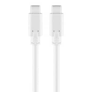 Cablu USB Type C Generatia 1 tata-tata 1m alb GOOBAY